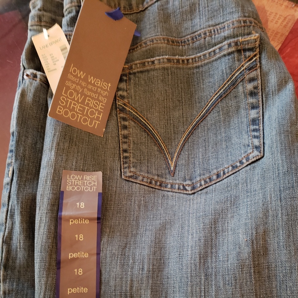 Two pairs Lane Bryant jeans